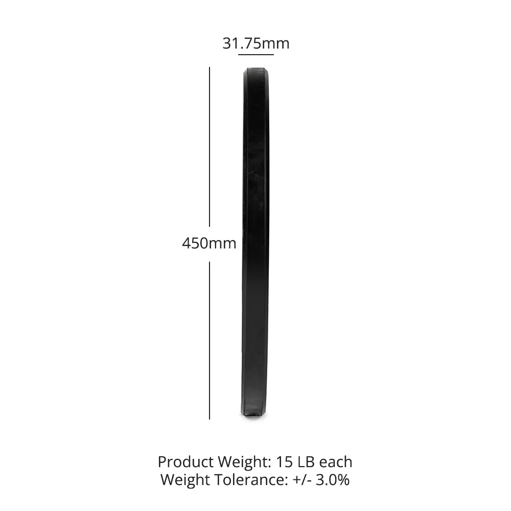 Scratch and Dent, 15 LB Pair Economy Bumper Plates - Image 3
