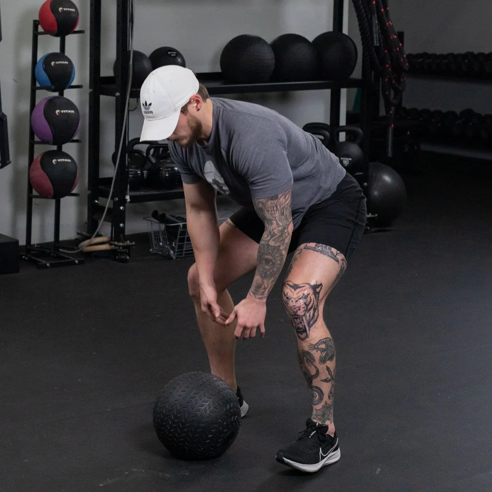 Scratch and Dent, 150 LB Rubber Tread Slam Ball - Image 7