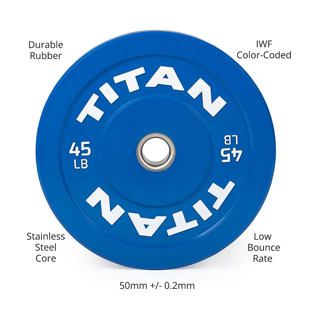230 LB Set Economy Color Bumper Plates - Image 7