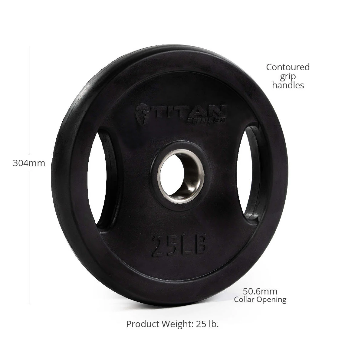 Scratch and Dent, 25 LB Pair Grip Plates - Image 6