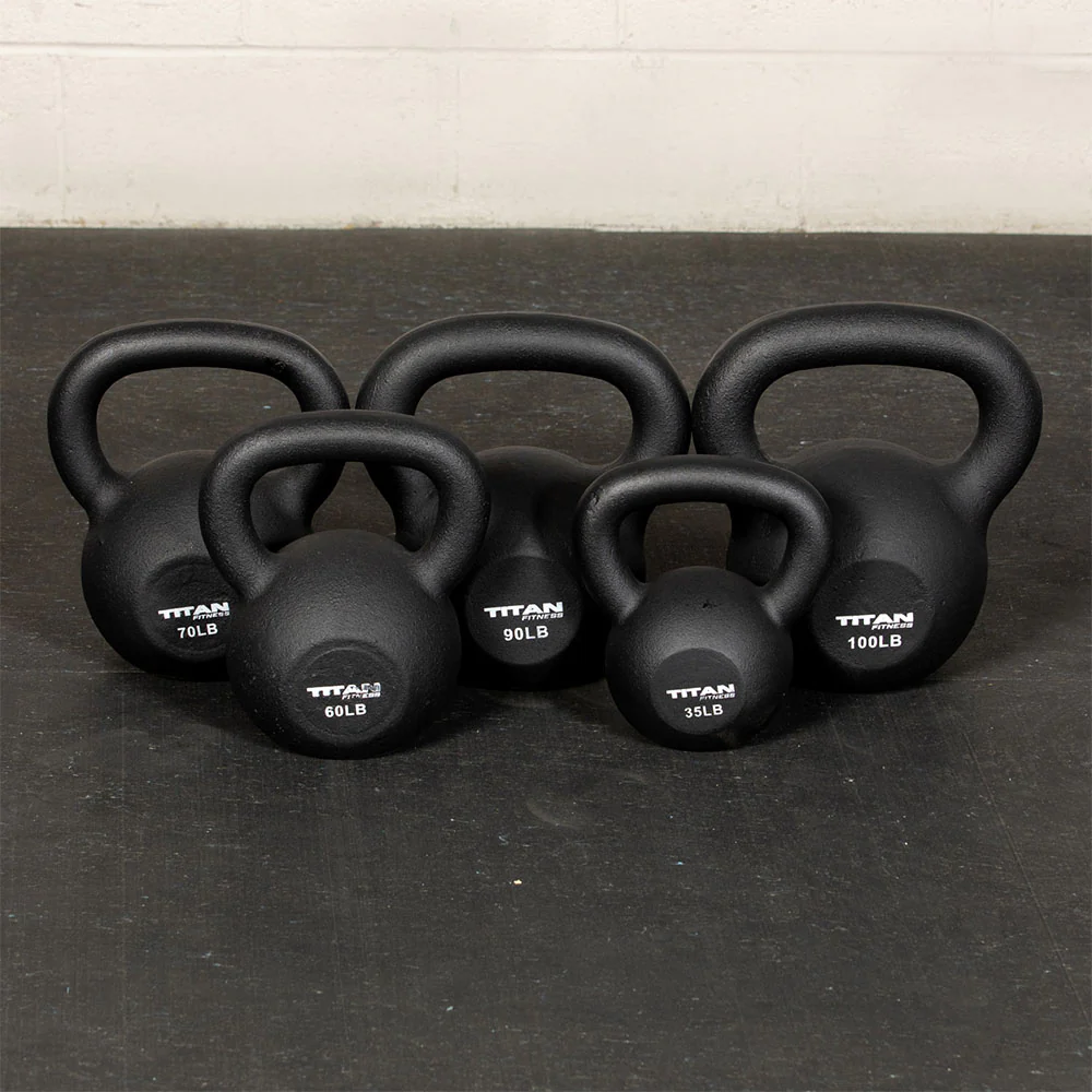 30 LB Set Cast Iron Kettlebells - Image 3