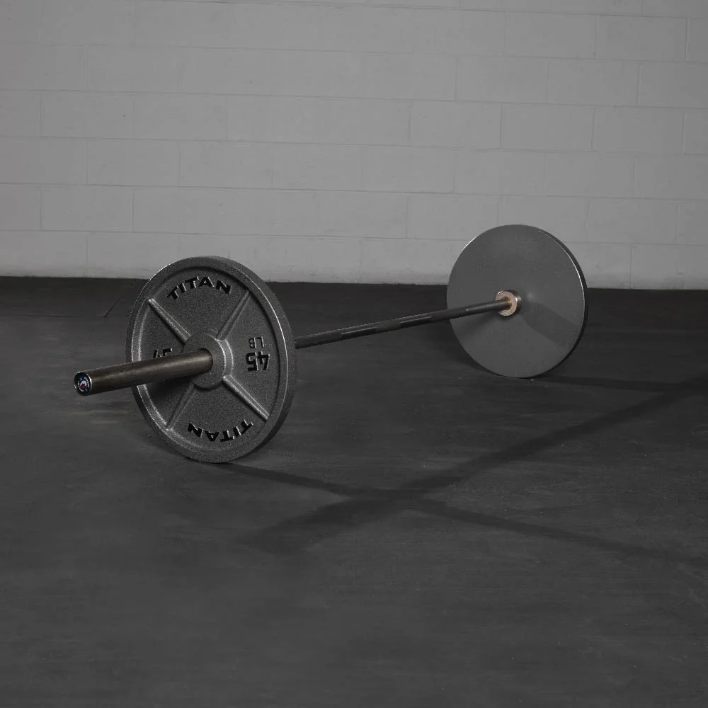 45 LB Single Cast Iron Olympic Plate - Image 2