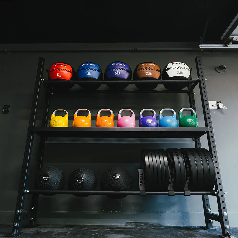 Elite Series Mass Storage System with Bumper Plate & Medicine Ball Shelves - Image 43
