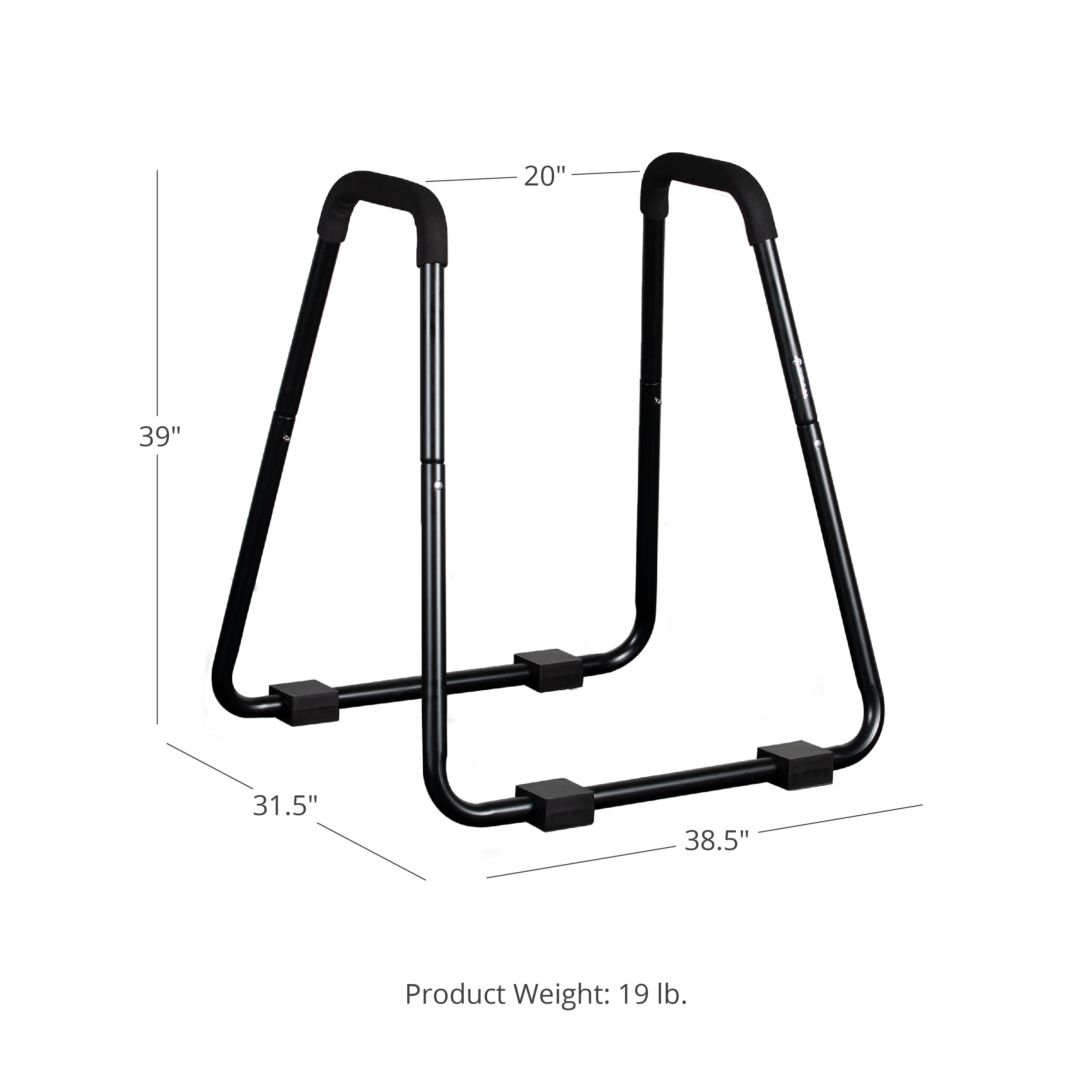 HD Dip Station Stand Body Press w/ Solid Foam Grips - Image 3