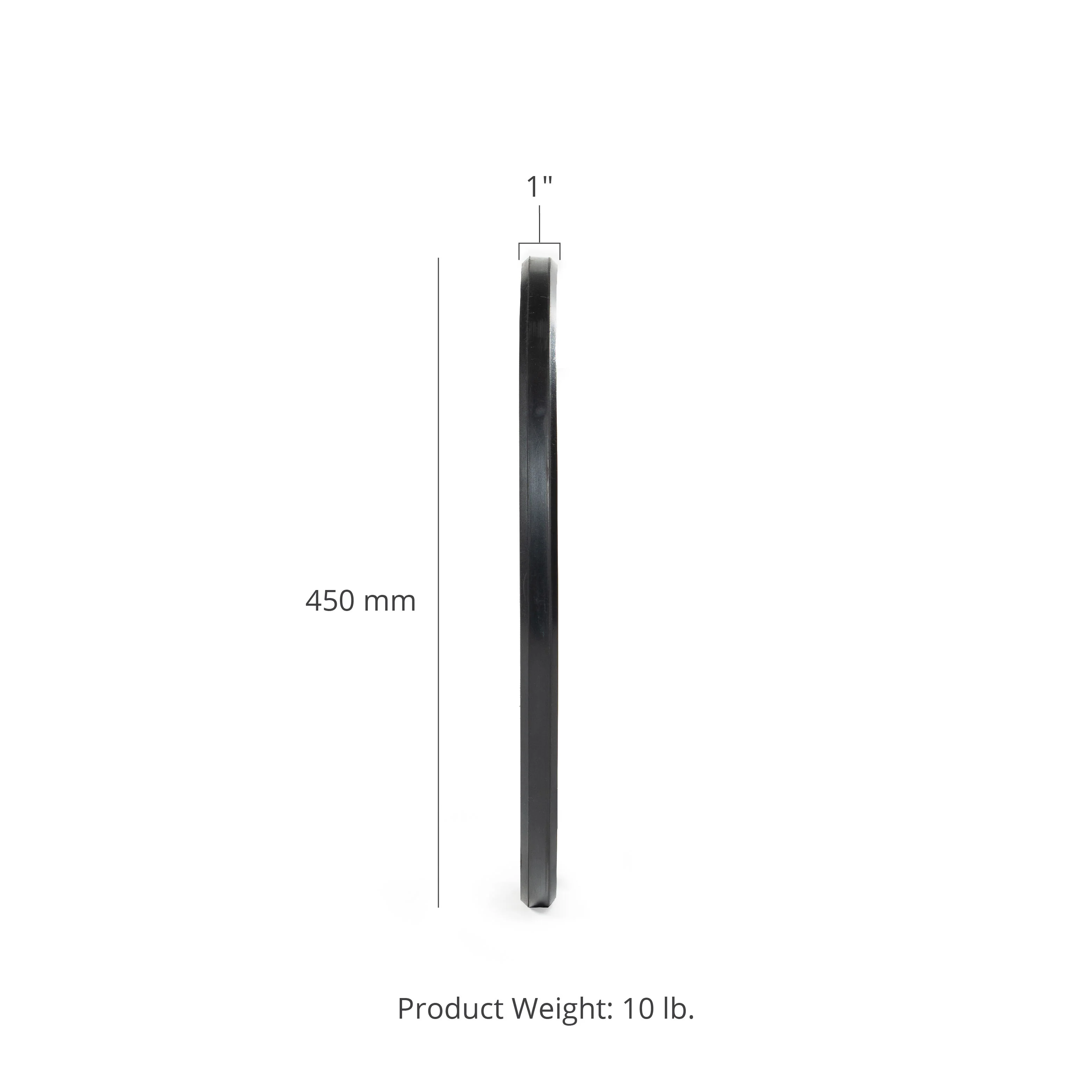 Scratch and Dent - 10 LB Pair Economy Black Bumper Plates - FINAL SALE - Image 2