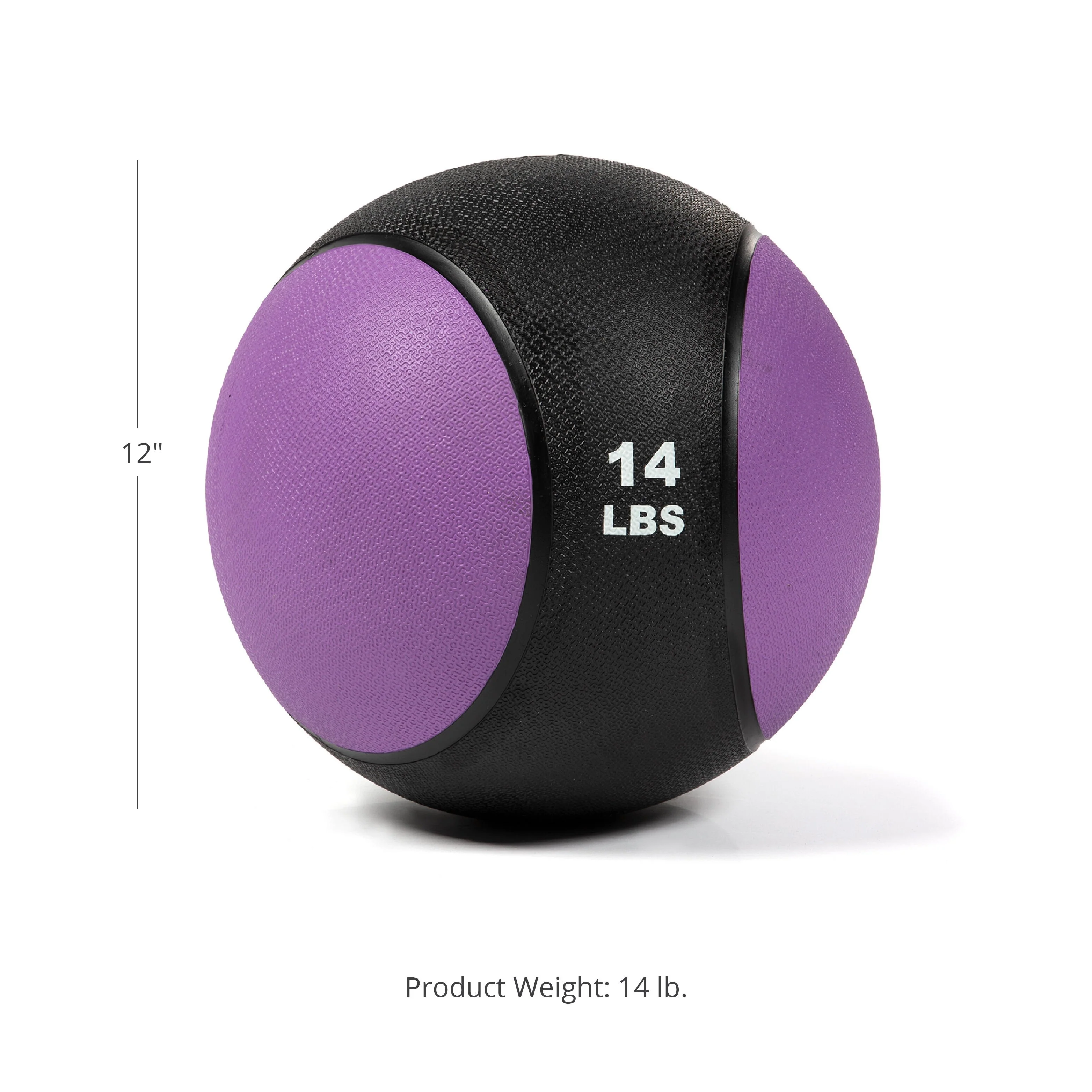 Scratch and Dent - 14 LB Rubber Medicine Ball - FINAL SALE - Image 7