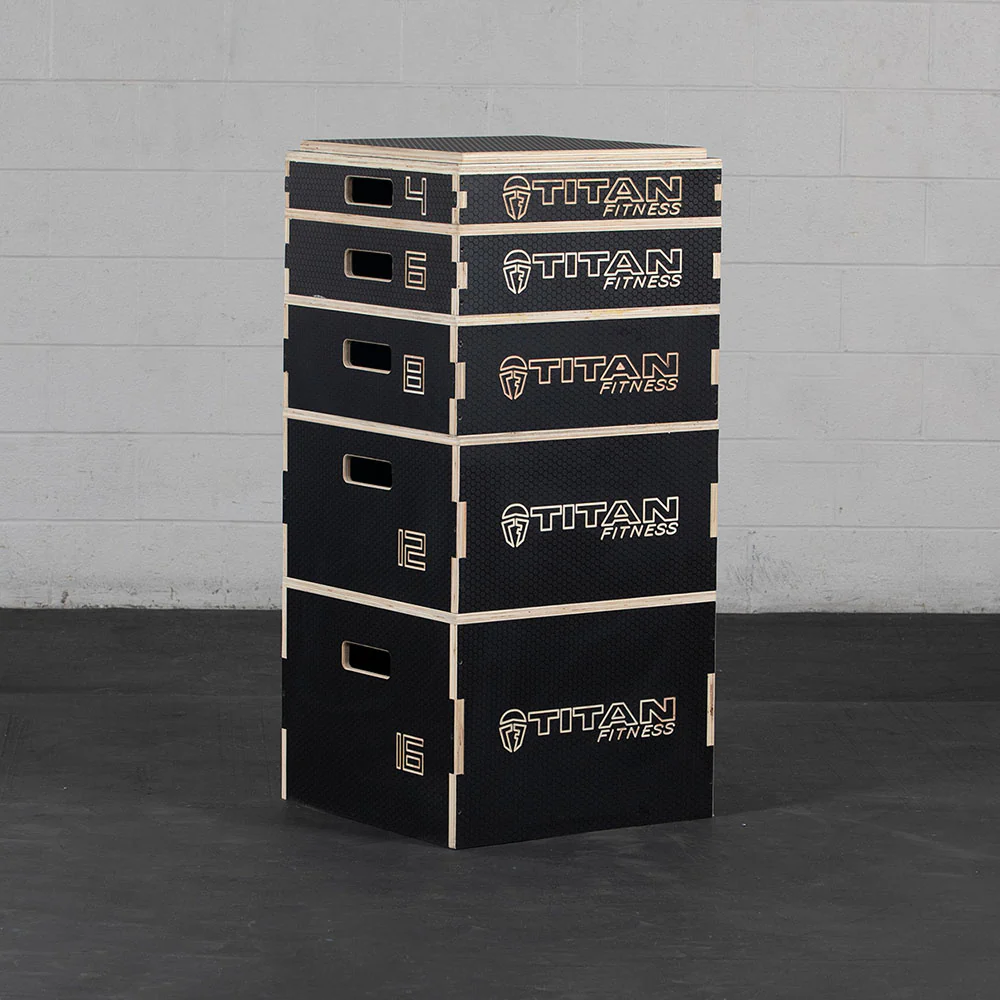 Scratch and Dent, 16" Stackable Wooden Plyo Box - Image 7