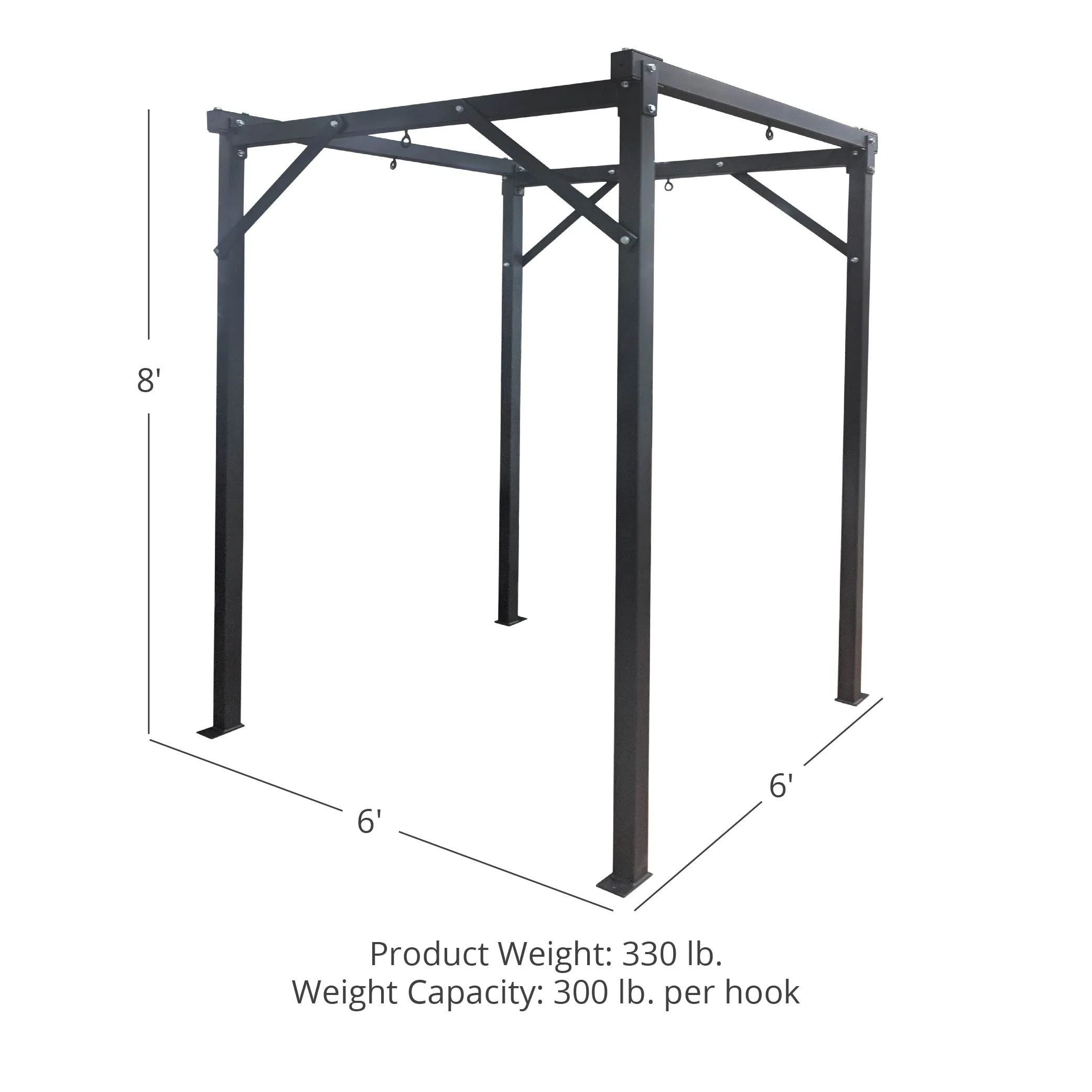 Scratch and Dent, Heavy Duty 4 Bag Boxing Stand | Bolt Down - Image 9