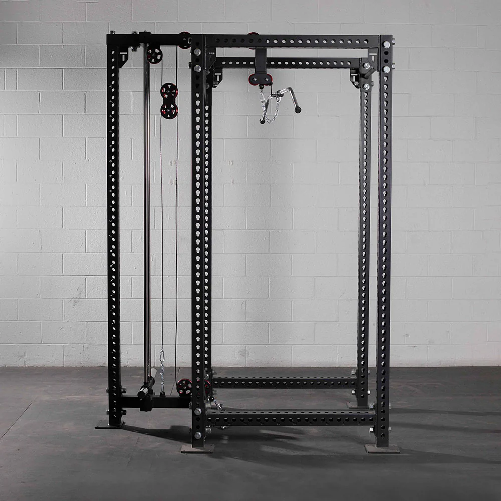 Scratch and Dent, TITAN Series Lat Tower Power Rack Attachment | 100" / No Crossmember - Image 3