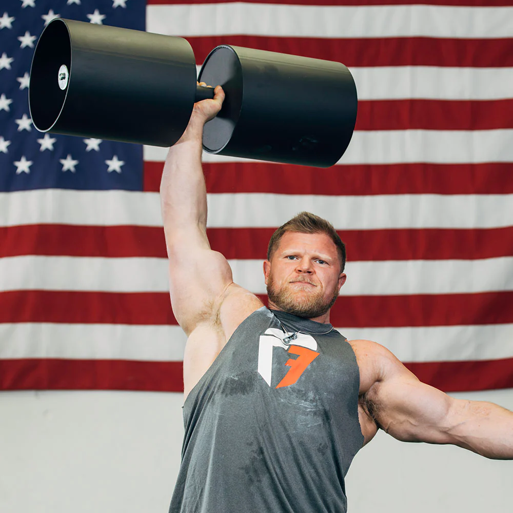 10" Circus Dumbbell, 2" Handle - Image 4