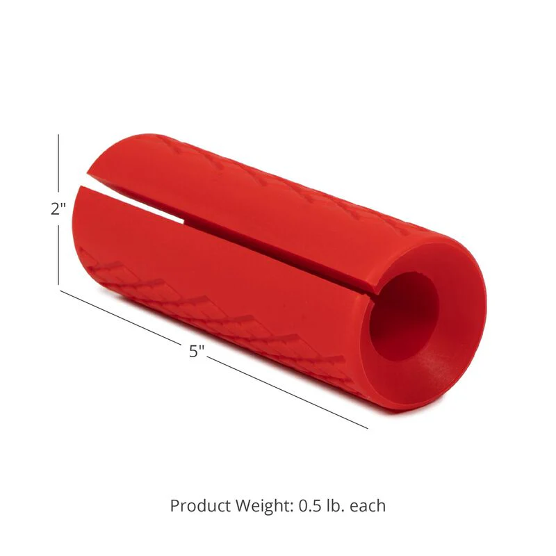 Scratch and Dent, 2" Red Weight Bar Grips - Image 8