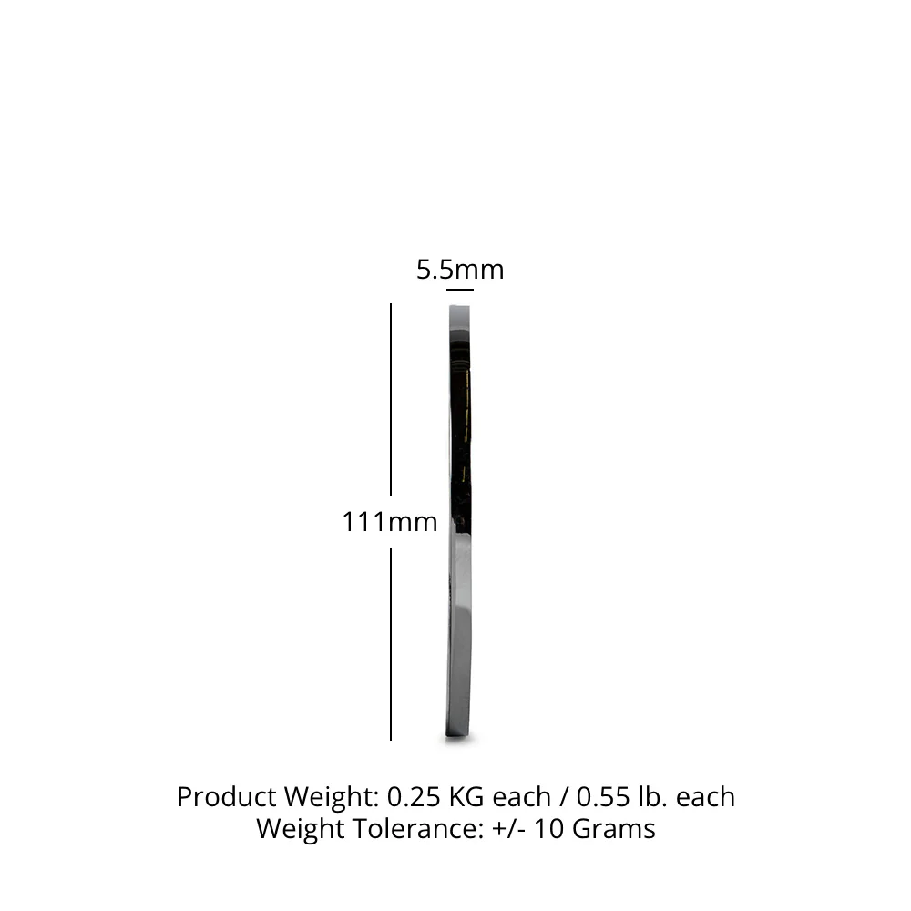 .25 KG Pair Calibrated Steel Plates - Image 6