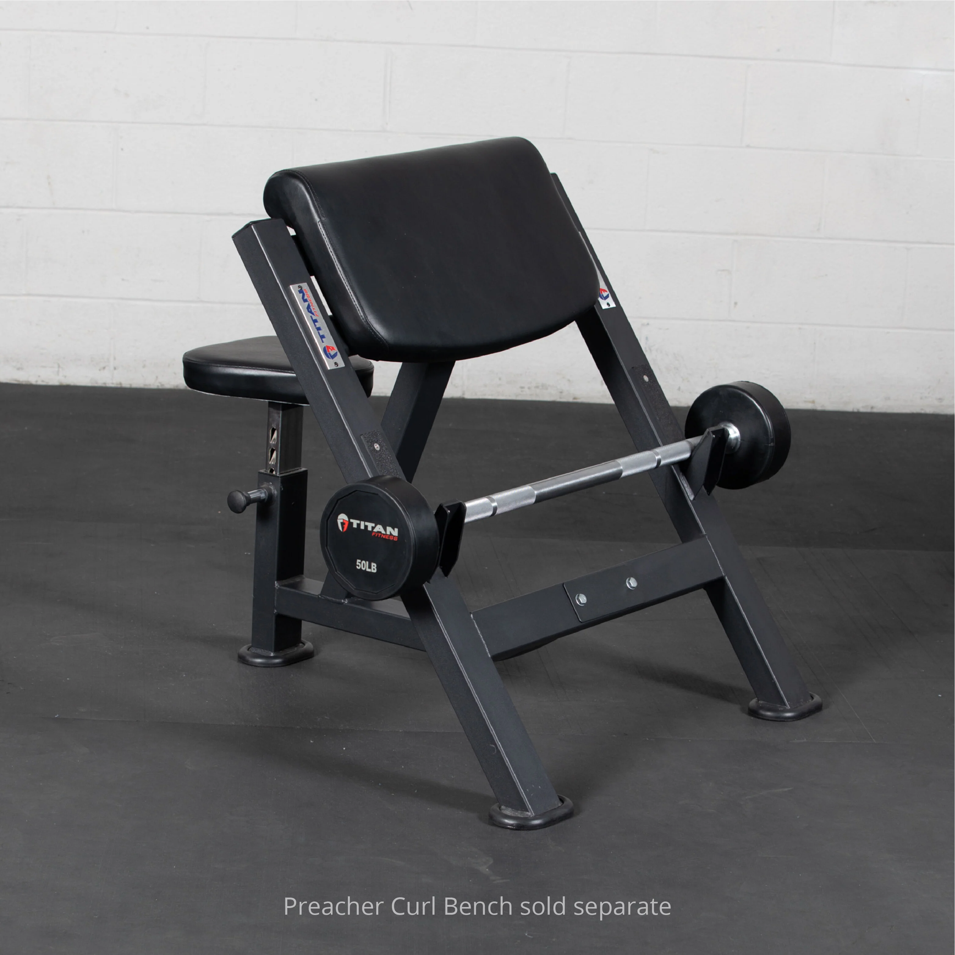 Scratch and Dent - 50 LB Straight Rubber Fixed Barbell - FINAL SALE - Image 3