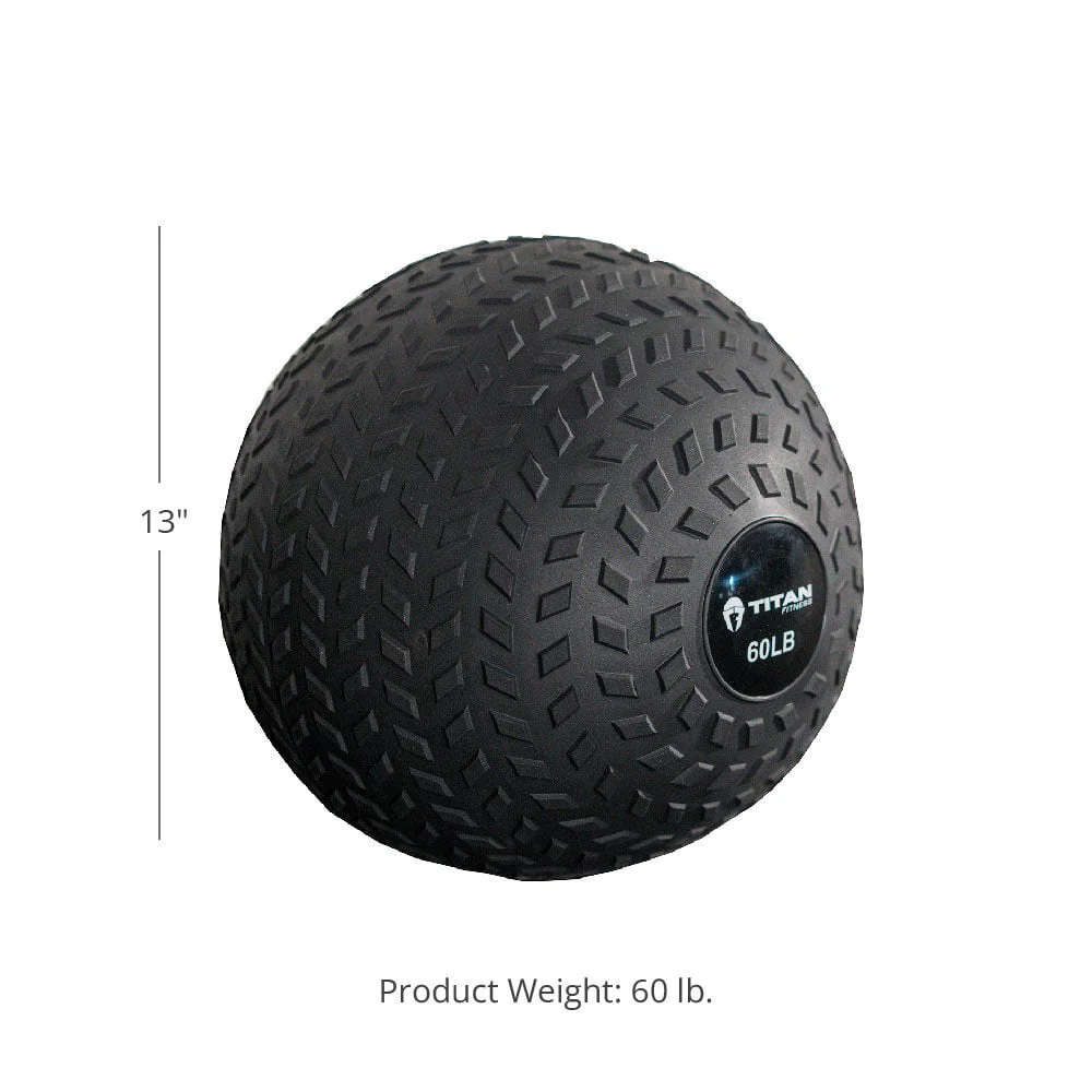 Scratch and Dent, 60 LB Rubber Tread Slam Ball - Image 9