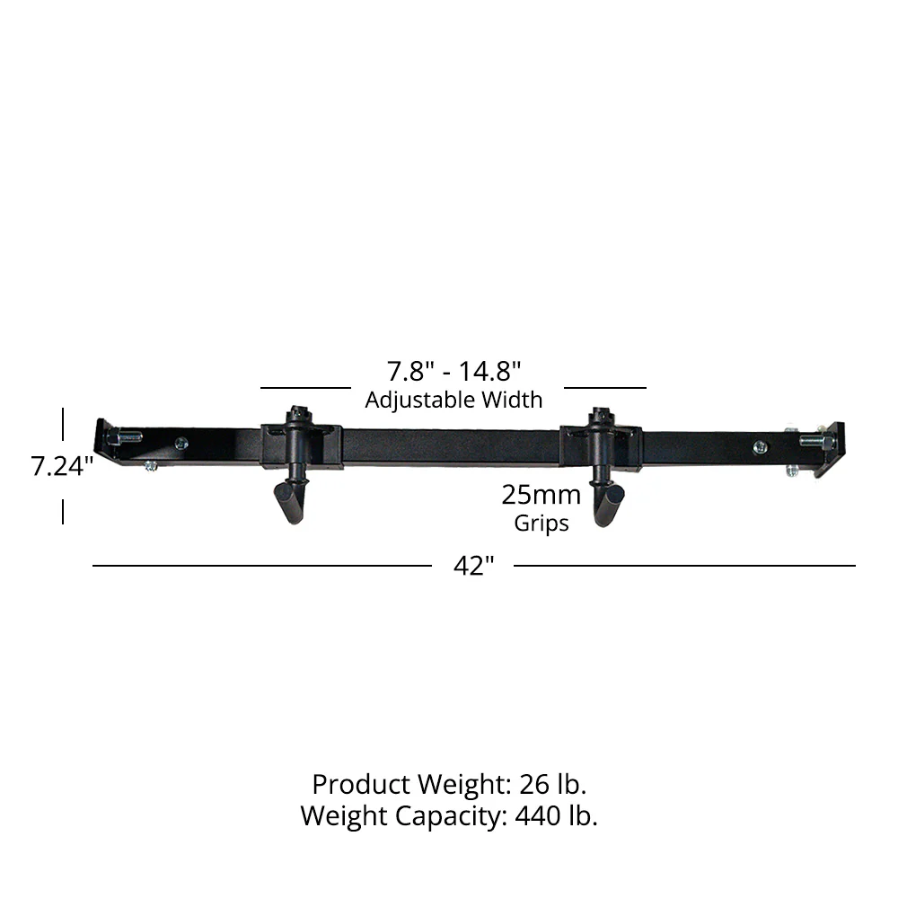 Adjustable Handle Pull Up Bar – Rack Mounted - Image 8