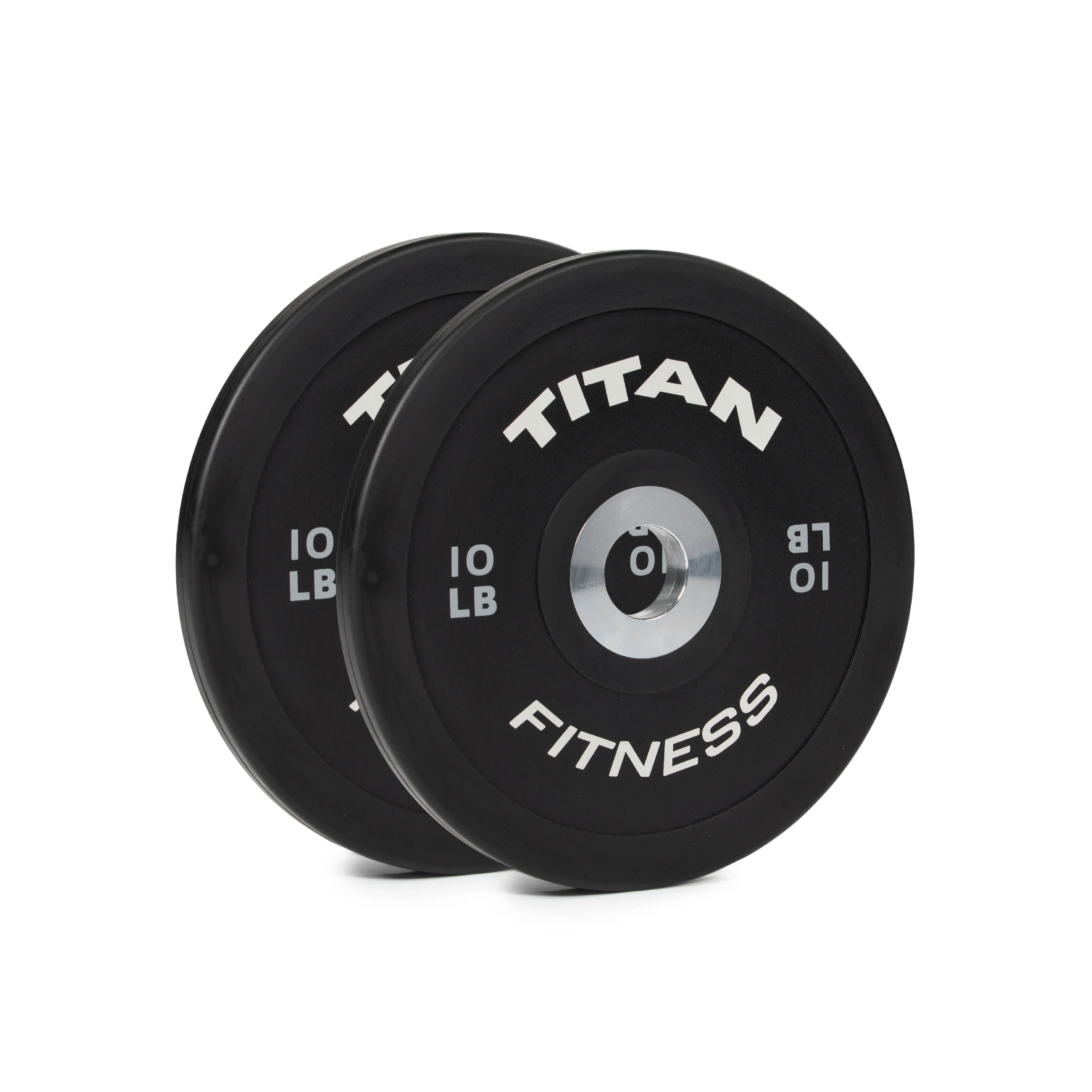 Scratch and Dent - Elite Olympic Bumper Plates | Black | 10 LB Pair - FINAL SALE