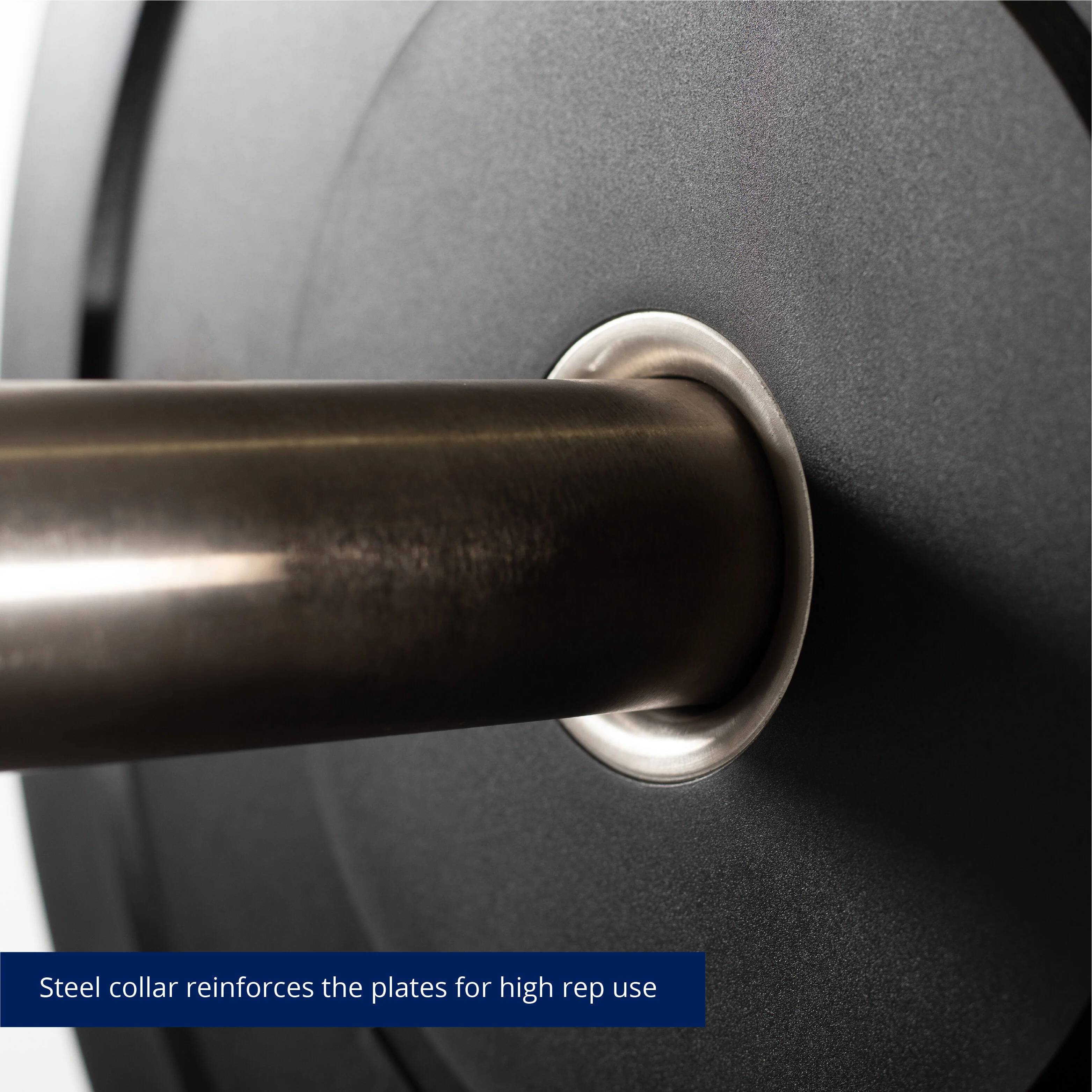 Scratch and Dent - Olympic Rubber Bumper Plates | Black | 100 LB Single - FINAL SALE - Image 9