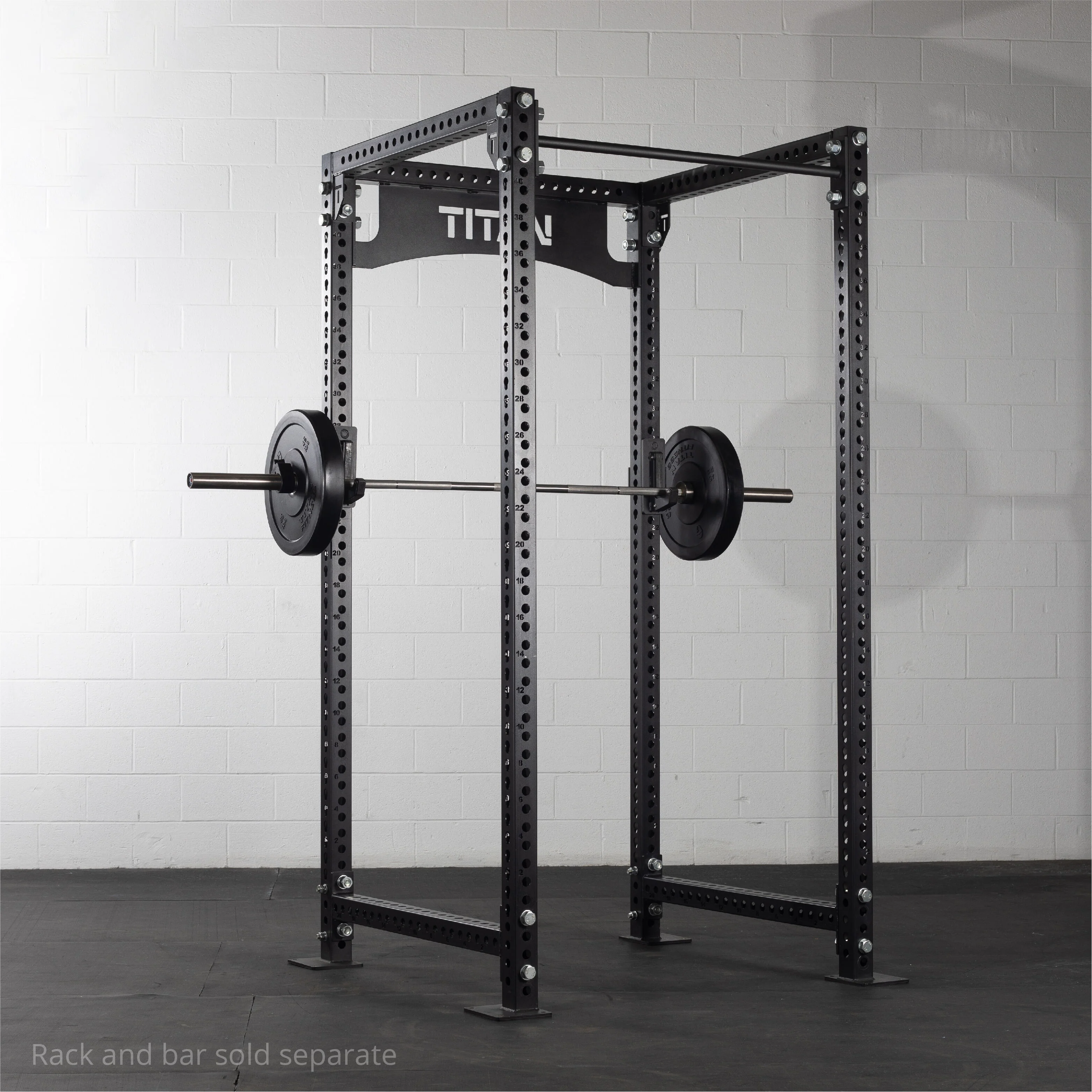 Scratch and Dent - Olympic Rubber Bumper Plates | Black | 45 LB Single - FINAL SALE - Image 4