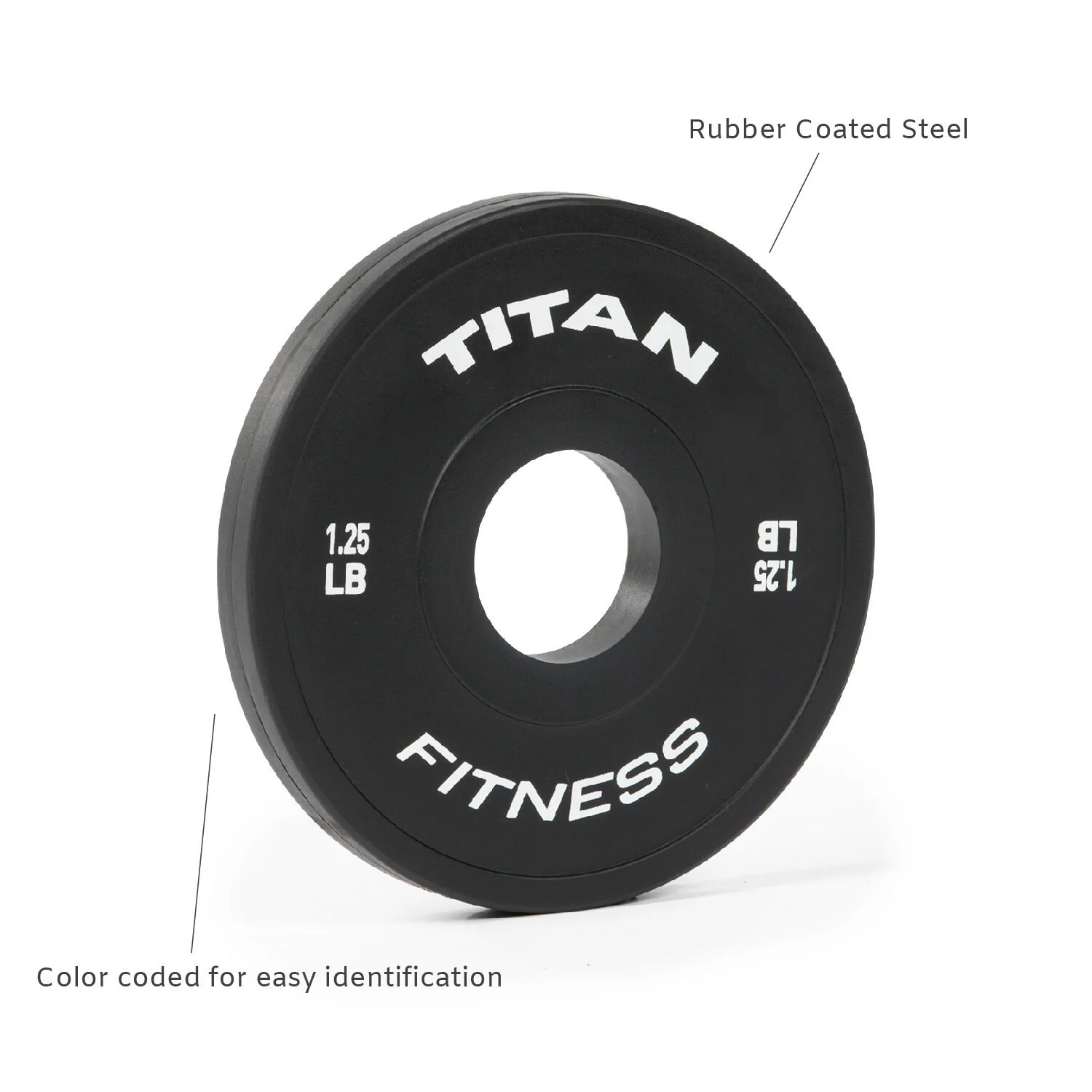 Scratch and Dent, 1.25 LB Pair Black Change Plates - Image 3