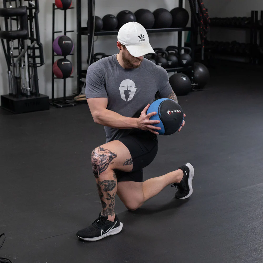 Scratch and Dent - Titan Fitness Weighted Medicine Ball 10LB  - FINAL SALE - Image 7