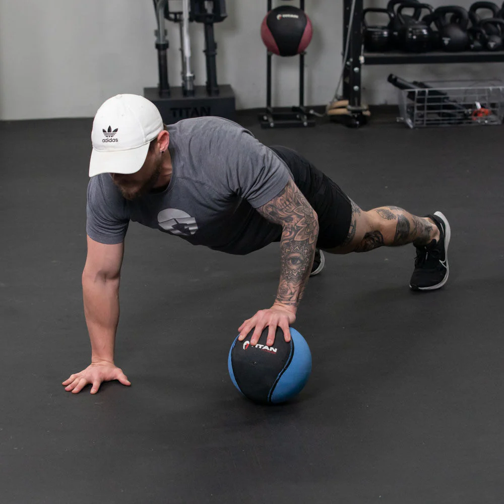 Scratch and Dent - Titan Fitness Weighted Medicine Ball 10LB  - FINAL SALE - Image 8