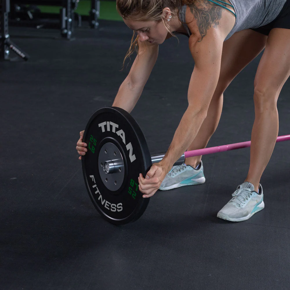Scratch and Dent - TITAN Series Women’s Olympic Barbell | Pink Cerakote - FINAL SALE - Image 3