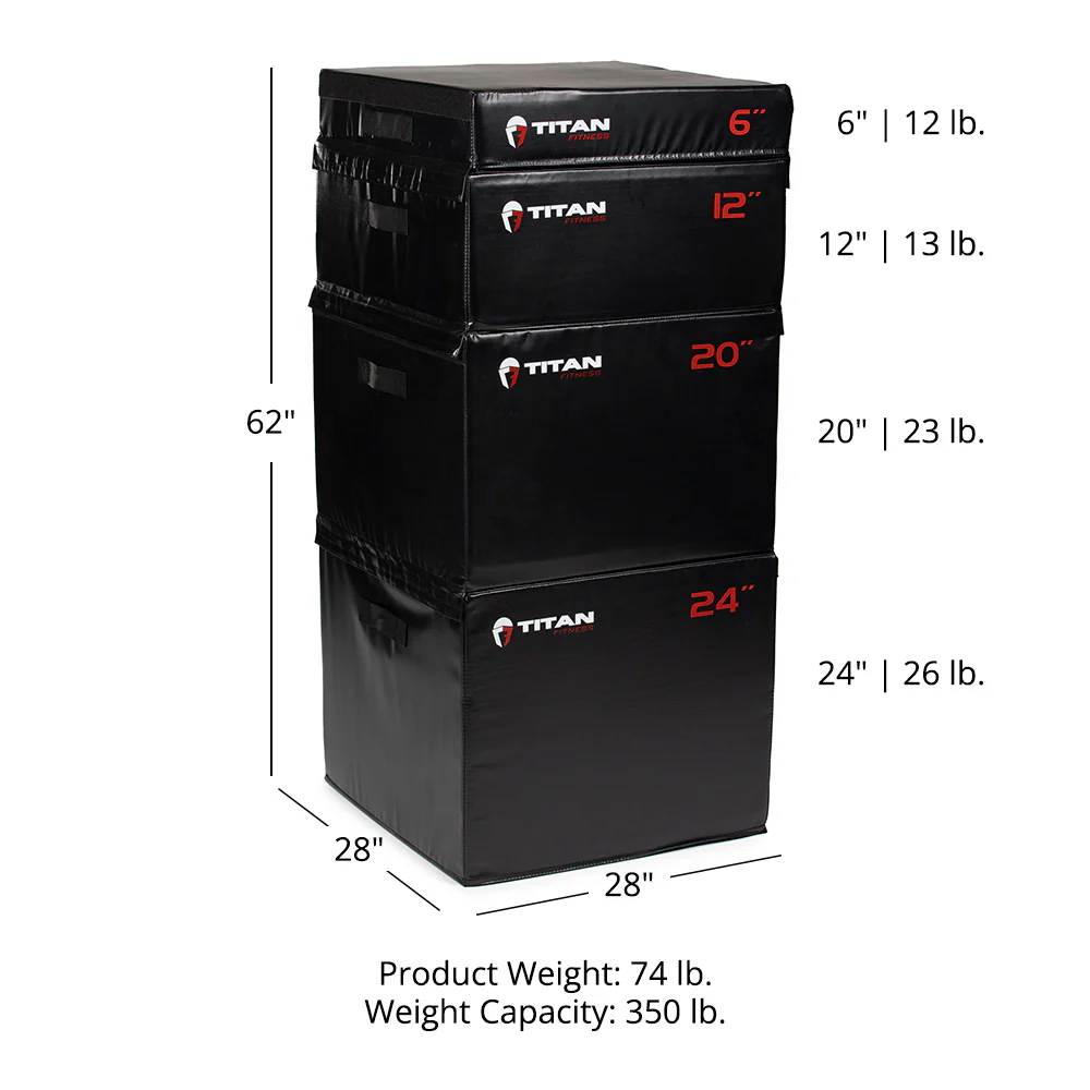 Stackable Soft Foam Plyometric Boxes - Image 8