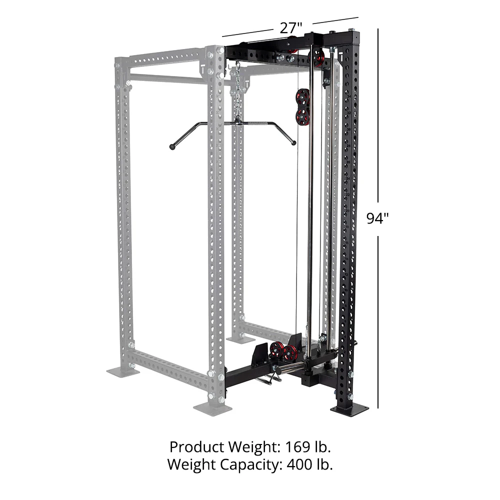 TITAN Series Lat Tower Power Rack Attachment - Image 24