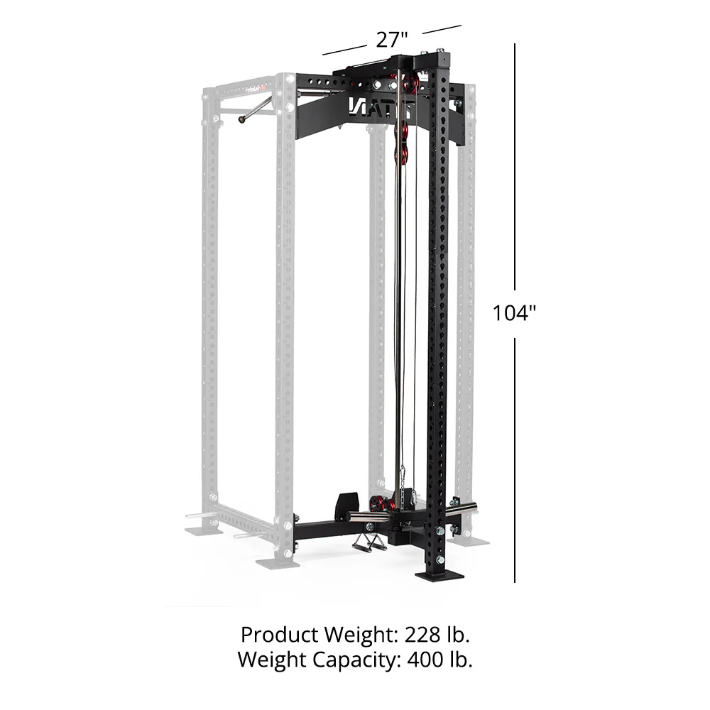 TITAN Series Lat Tower Power Rack Attachment - Image 72