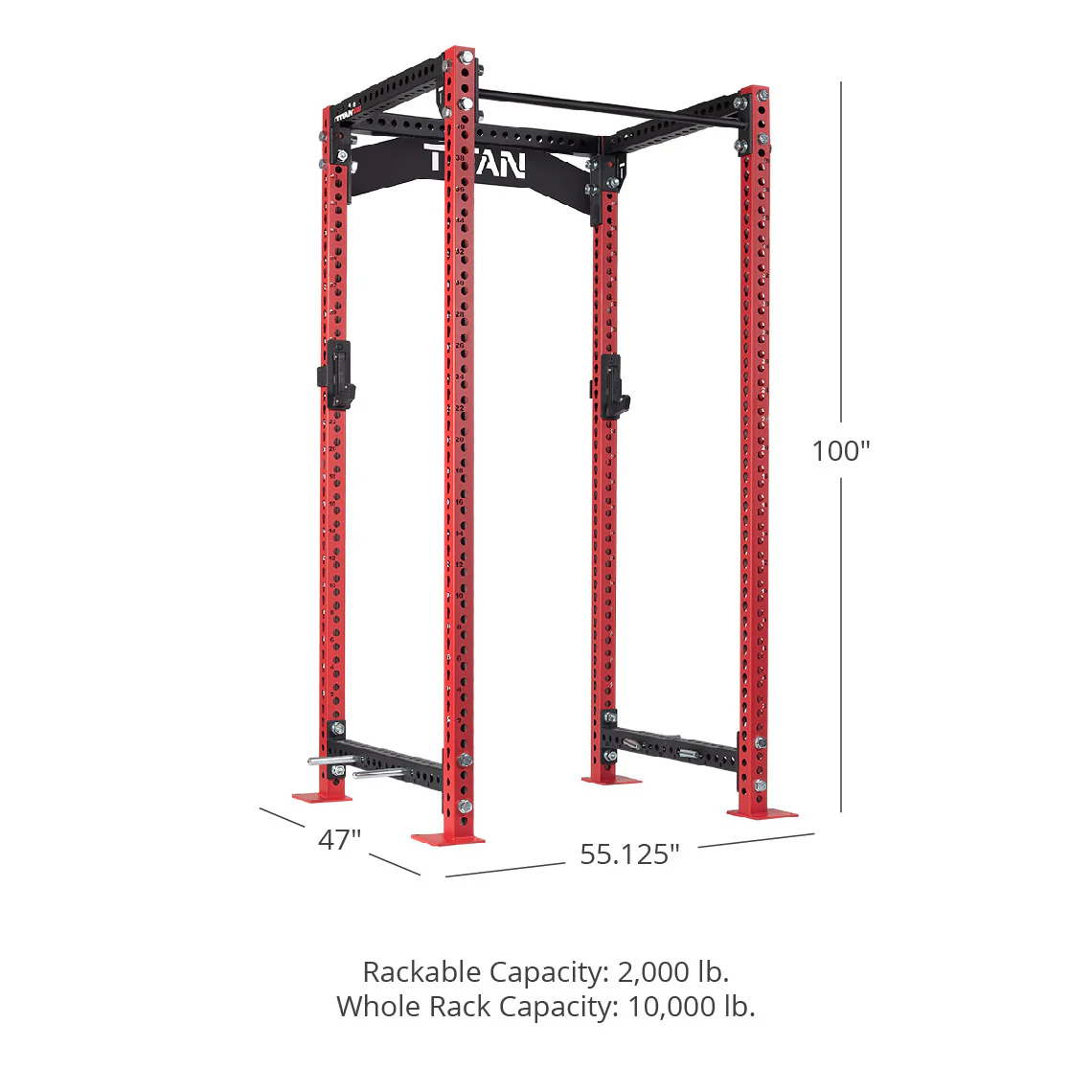 TITAN Series Power Rack 100" 36" - Image 126