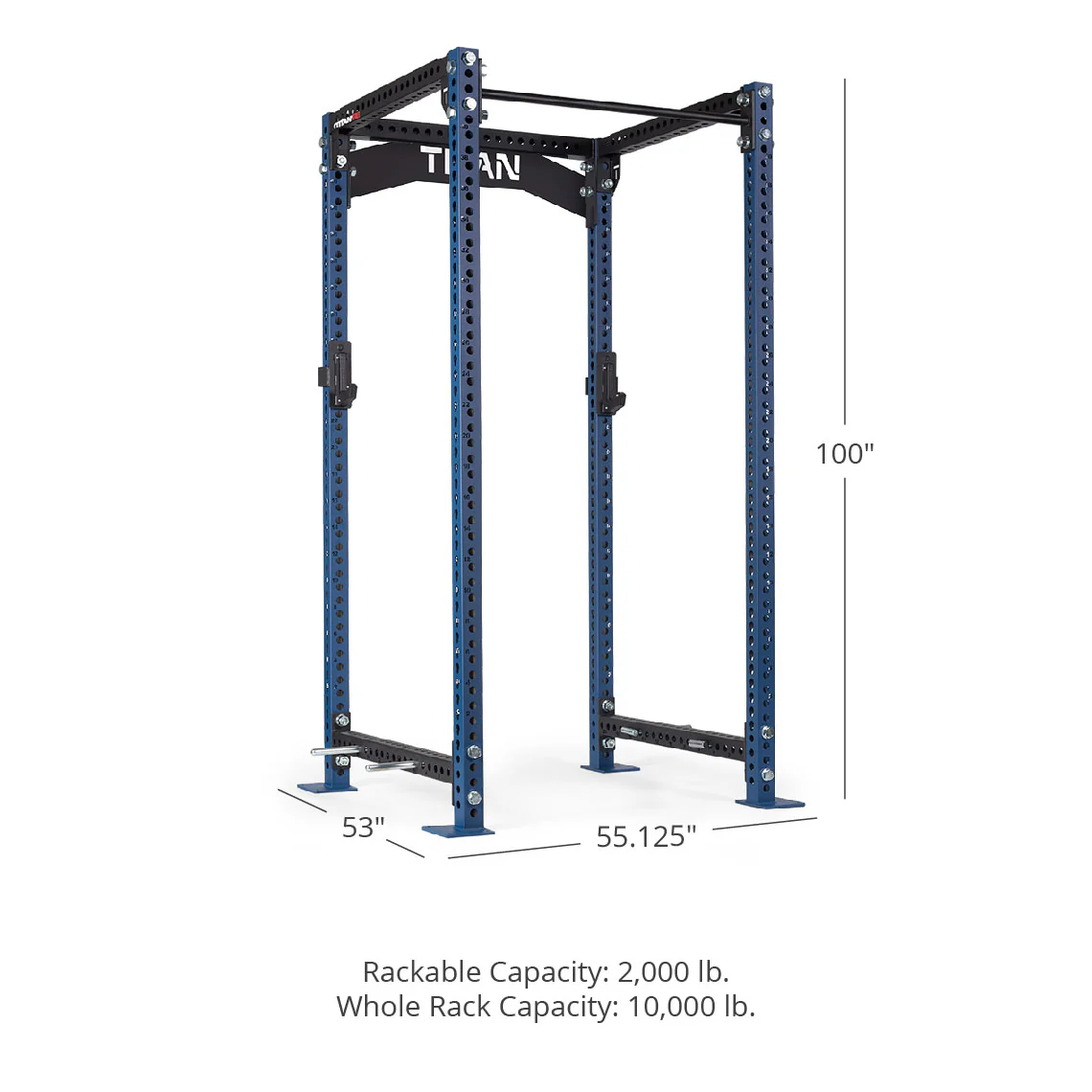 TITAN Series Power Rack 100" 42" - Image 195