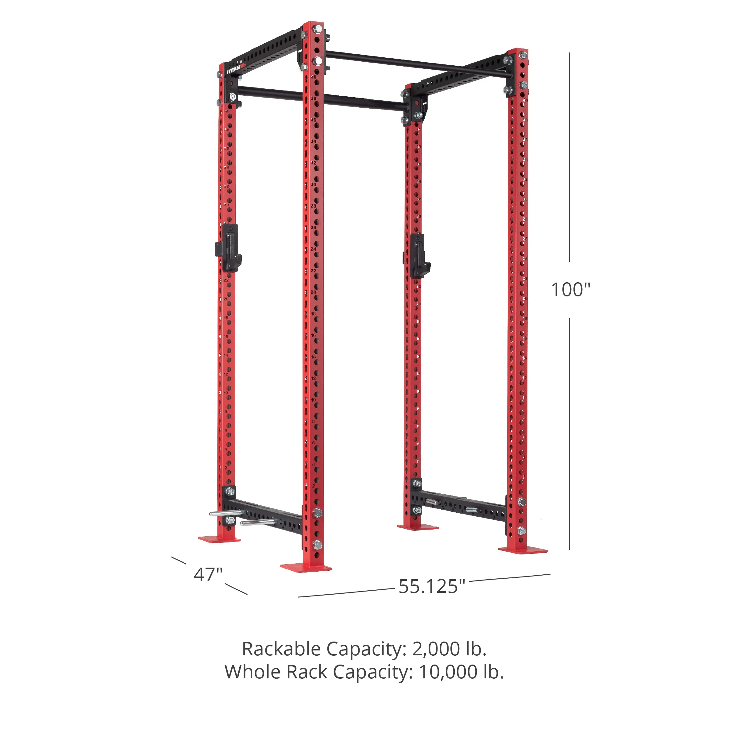 TITAN Series Power Rack 100" 42" - Image 21