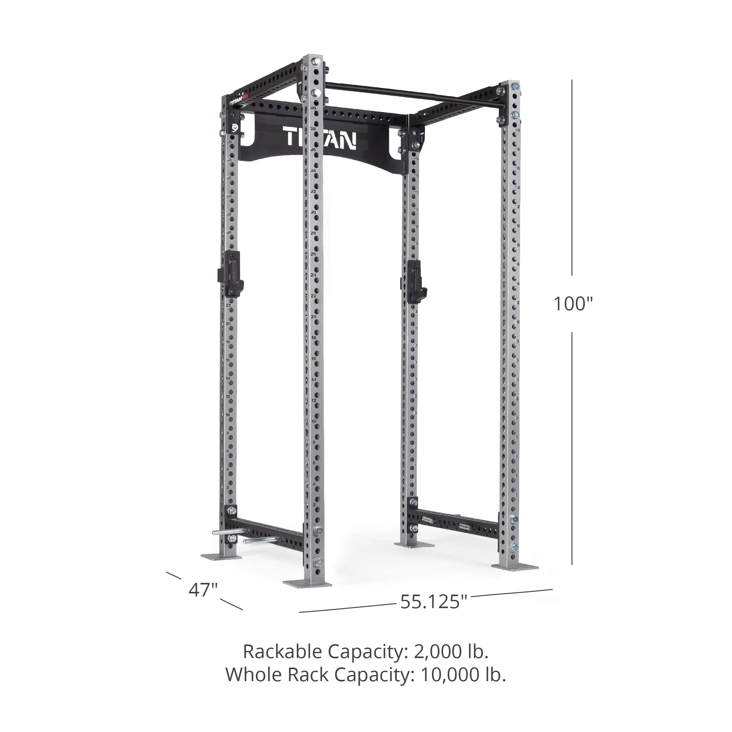 TITAN Series Power Rack 100" 42" - Image 26